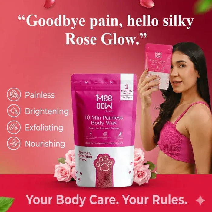 MeeooW Club 10-Min Painless Body Wax