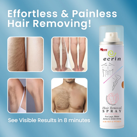 New Ecrin Hair Removal Foaming Spray (for men & women) - 200ml