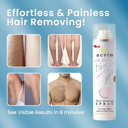 New Ecrin Hair Removal Foaming Spray (for men & women) - 200ml